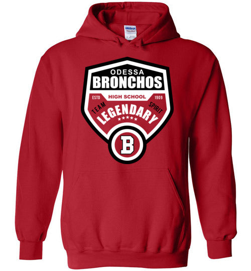 Odessa High School Red Classic Hoodie 14