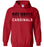 Del Valle High School Cardinals Red Classic Hoodie 24