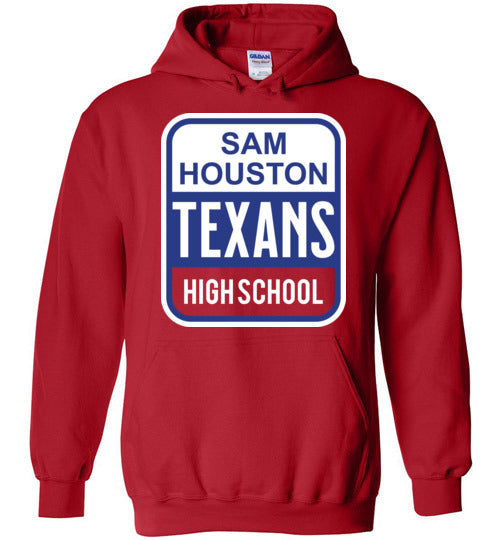 Sam Houston High School Red Classic Hoodie 01