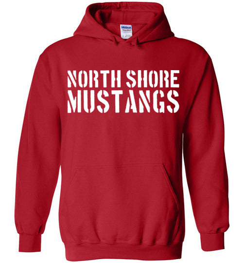 North Shore High School Red Unisex Hoodie 17