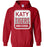 Katy High School Red Unisex Hoodie 01