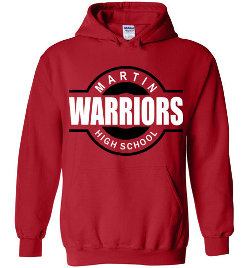 Martin High School Red Classic Hoodie 11