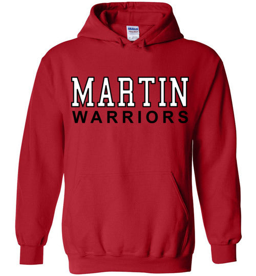 Martin High School Red Classic Hoodie 10