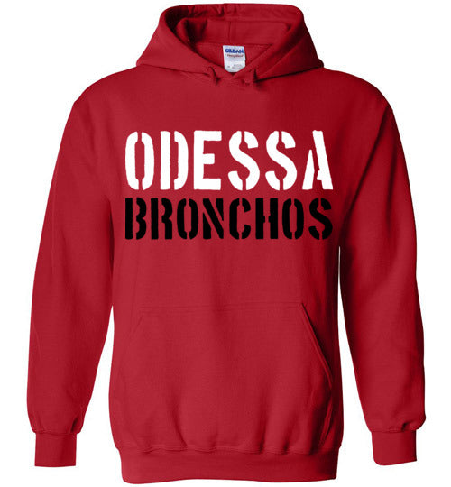 Odessa High School Red Classic Hoodie 17