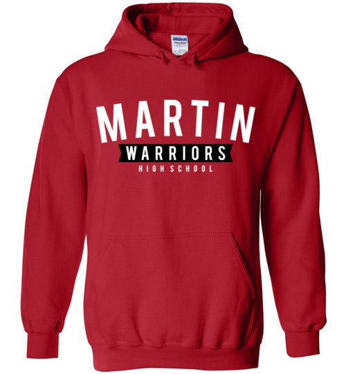 Martin High School Red Classic Hoodie 21