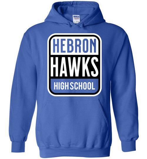 Hebron High School Royal Blue Classic Hoodie 01