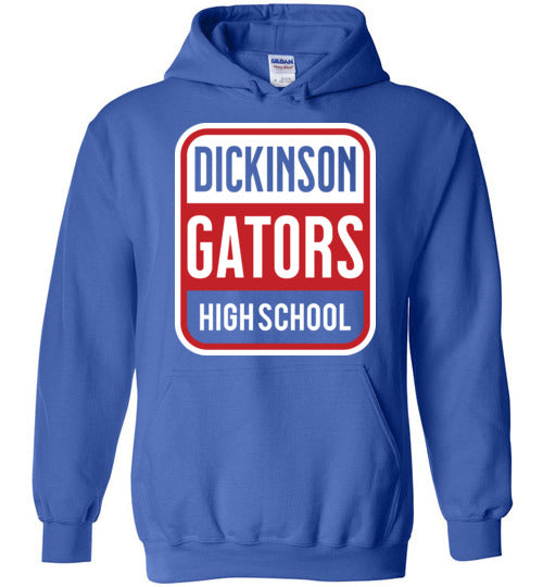 Dickinson High School Gators Royal Blue Classic Hoodie 01