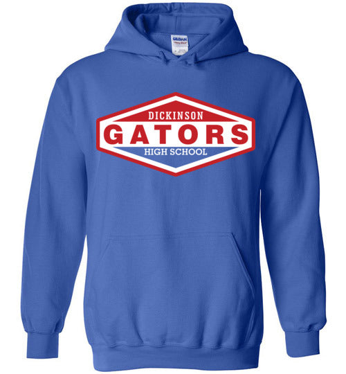 Dickinson High School Gators Royal Blue Classic Hoodie 09