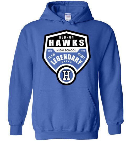 Hebron High School Royal Blue Classic Hoodie 14