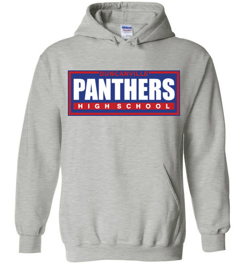 Duncanville High School Sports Grey Hoodie 49