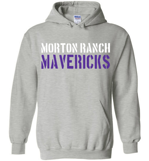 Morton Ranch High School Grey Unisex Hoodie 17