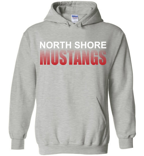 North Shore High School Sports Grey Hoodie 24