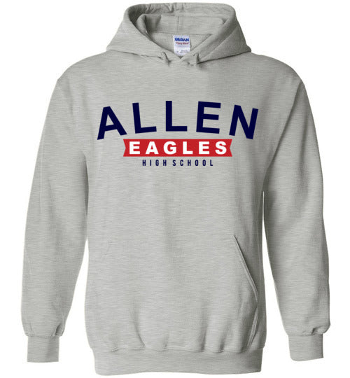 Allen High School Sports Grey Unisex Hoodie 21