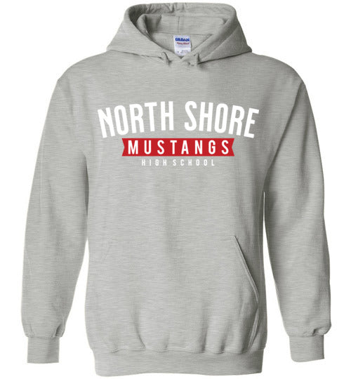 North Shore High School Sports Grey Hoodie 21