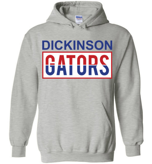 Dickinson High School Gators Sports Grey Classic Hoodie 31