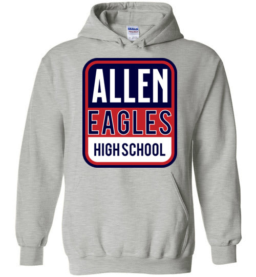 Allen High School Sports Grey Unisex Hoodie 01