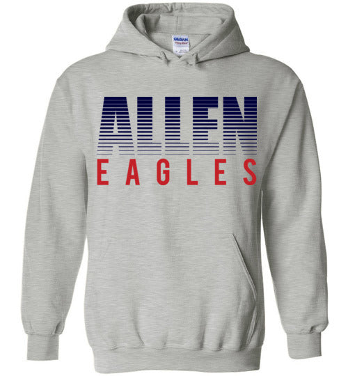 Allen High School Sports Grey Unisex Hoodie 24