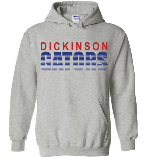 Dickinson High School Gators Sports Grey Classic Hoodie 24