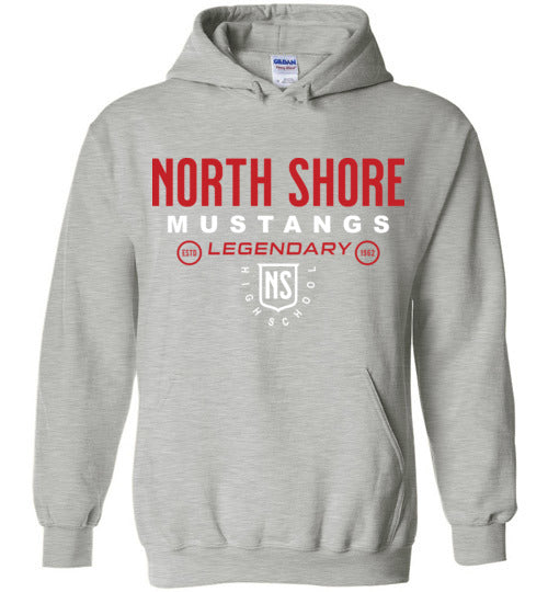 North Shore High School Sports Grey Hoodie 03