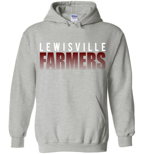 Lewisville High School Sports Grey Classic Hoodie 24