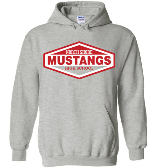 North Shore High School Sports Grey Hoodie 09