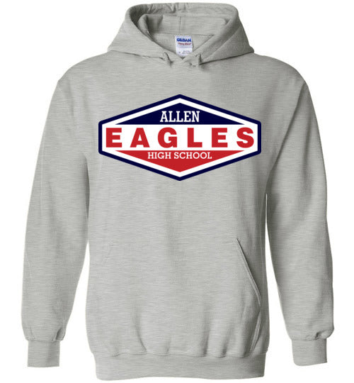 Allen High School Sports Grey Unisex Hoodie 09