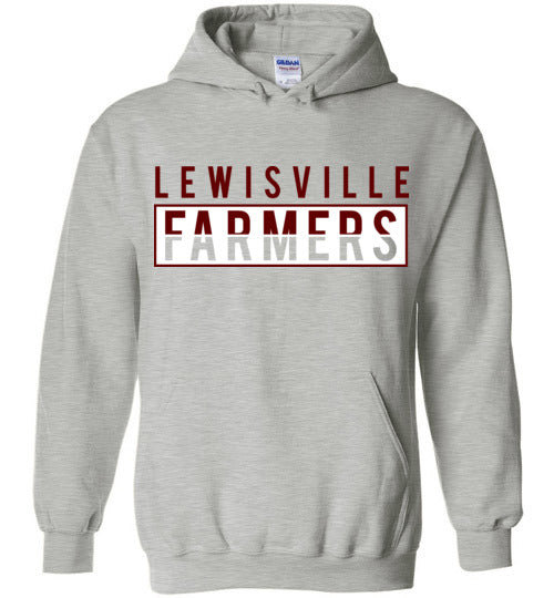 Lewisville High School Sports Grey Classic Hoodie 31