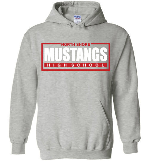 North Shore High School Sports Grey Hoodie 49