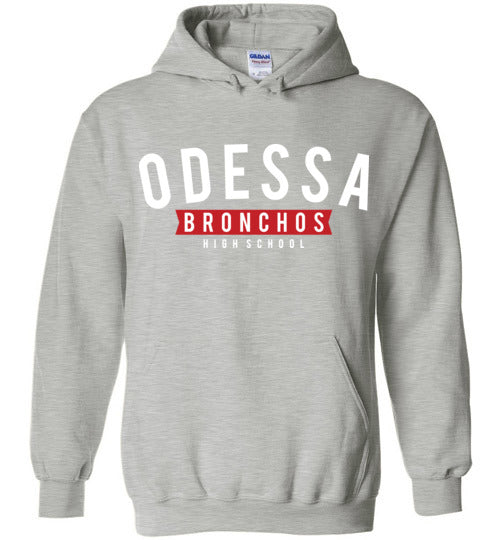 Odessa High School Sports Grey Classic Hoodie 21