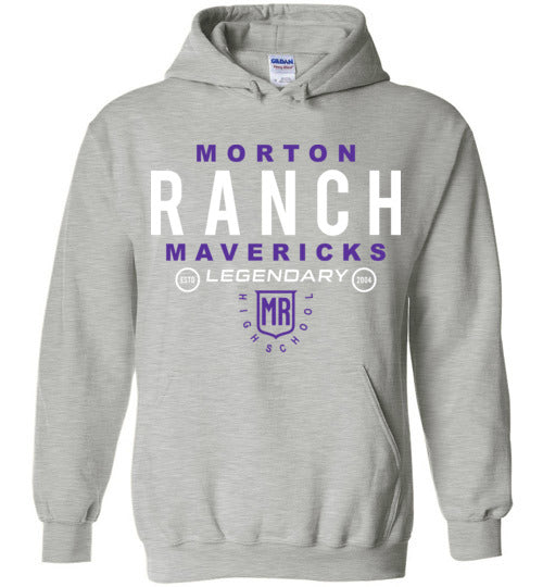 Morton Ranch High School Grey Unisex Hoodie 03