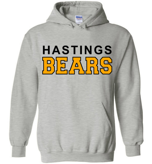 Hastings High School Sports Grey Classic Hoodie 10