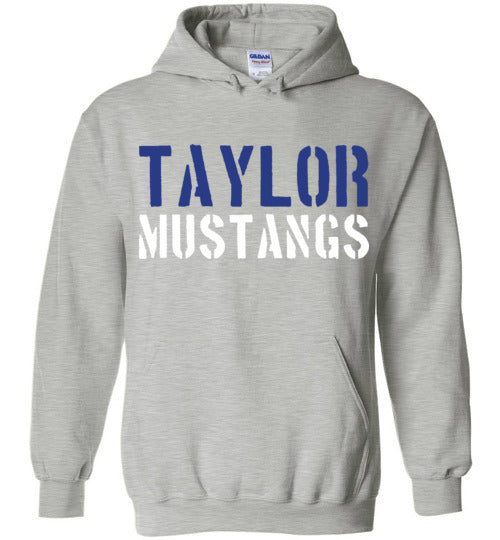 Taylor High School Grey Unisex Hoodie 17