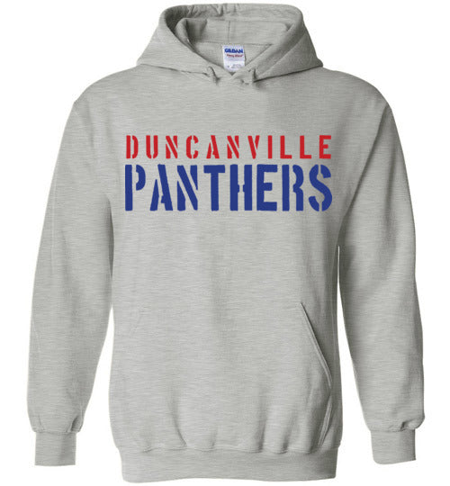 Duncanville High School Sports Grey Hoodie 17