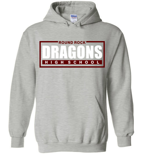 Round Rock High School Sports Grey Classic Hoodie 49