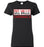 Del Valle High School Cardinals Women's Black T-shirt 31