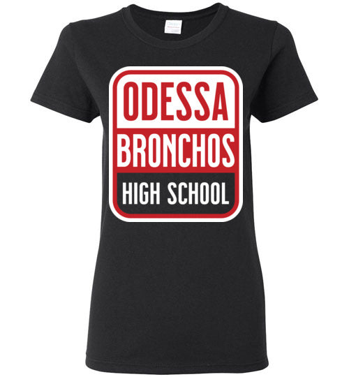 Odessa High School Women's Black T-shirt 01