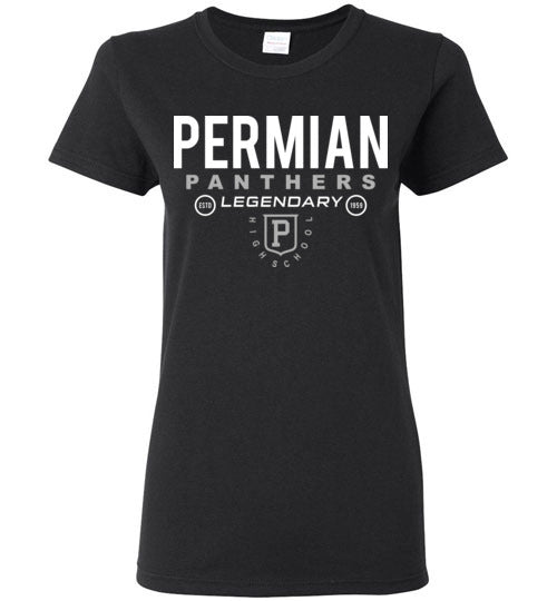 Permian High School Women's Black T-shirt 03