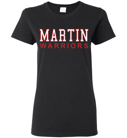 Martin High School Women's Black T-shirt 10