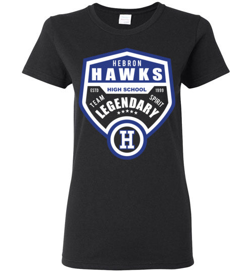 Hebron High School Women's Black T-shirt 14