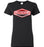 Del Valle High School Cardinals Women's Black T-shirt 09