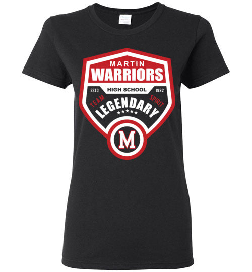 Martin High School Women's Black T-shirt 14