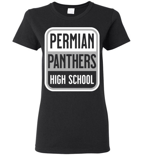 Permian High School Women's Black T-shirt 01