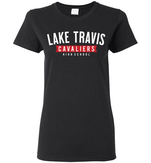 Lake Travis High School Women's Black T-shirt 21