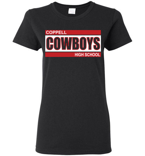 Coppell High School Women's Black T-shirt 98