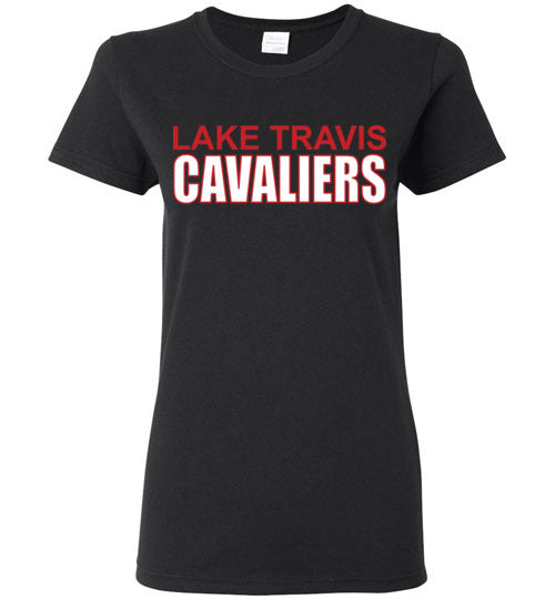 Lake Travis High School Women's Black T-shirt 10