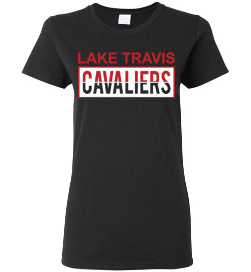 Lake Travis High School Women's Black T-shirt 31