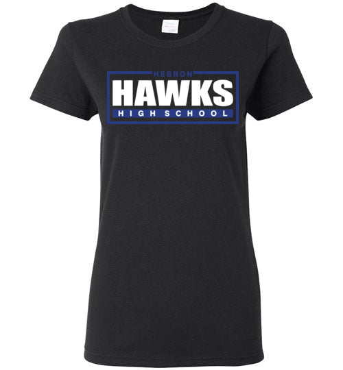 Hebron High School Women's Black T-shirt 49