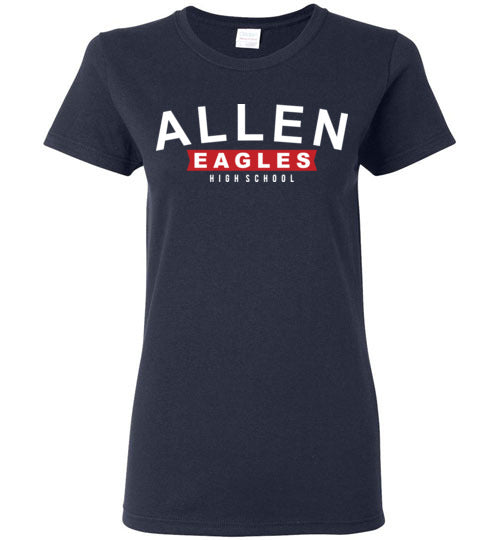 Allen High School Navy Women's T-shirt 21