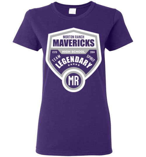 Morton Ranch High School Purple Women's T-shirt 14