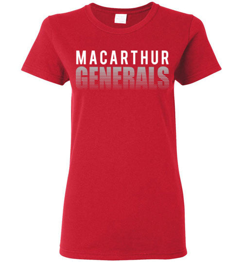 MacArthur High School Women's Red T-shirt 24